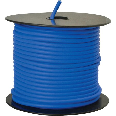 Road Power Primary Wire, Copper, 12 AWG, 1C, Blue, Stranded, 100 ft. 55671623